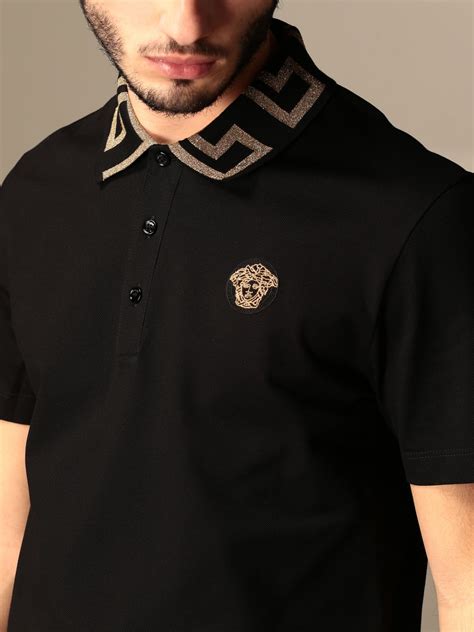 versace men's polo shirt sale|Versace men's outlet.